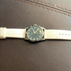 Black and white watch